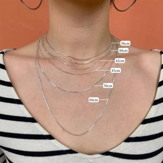 Gullbelagt Sølvkjede Gullbelagt sølvkjede 45cm