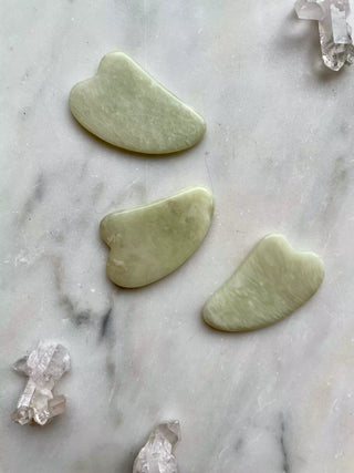 Gua Sha i Grønn Serpentin