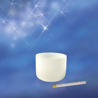 Syngebolle i Bergkrystall Ø Ca. 25 Cm Sakralchakra