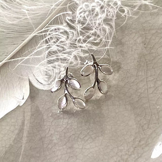 Perlemorsblader Øredobber