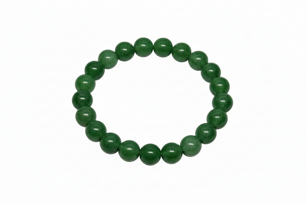 Grønn jade armbånd 8mm