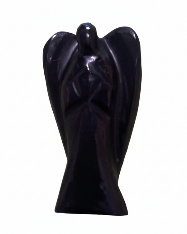 Engel i sort obsidian