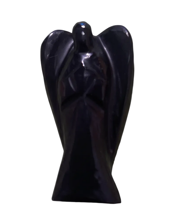 Engel i sort obsidian