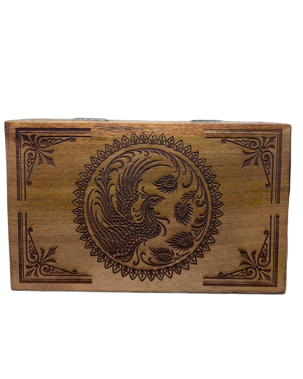 Føniks treboks i akasie