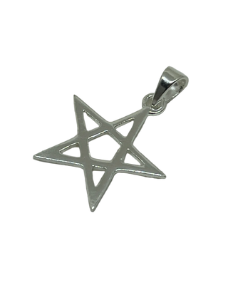 Pentagram anheng i sølv