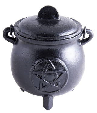 Gryte/cauldron i Jern Giga Pentagram (sort)