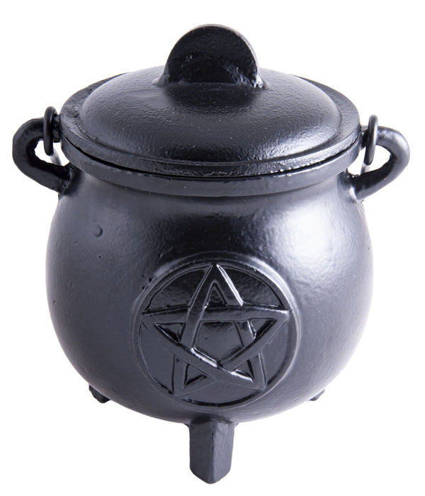 Gryte/cauldron i Jern Giga Pentagram (sort)
