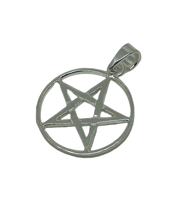 Pentakkel anheng i sølv