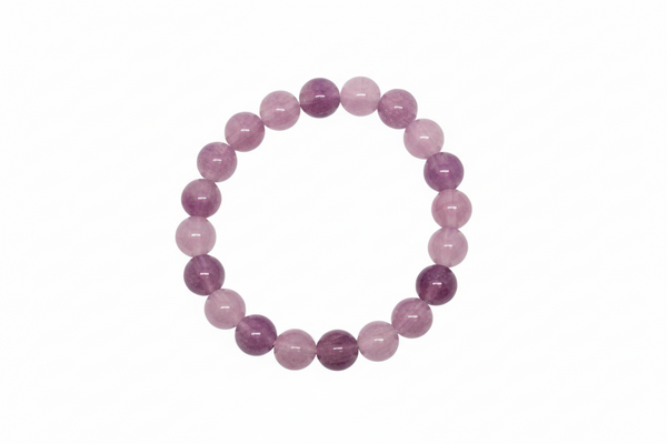 Lepidolitt armbånd 8mm